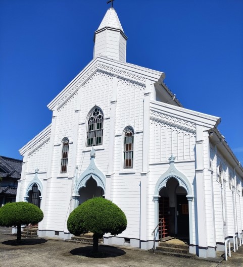 水ノ浦教会の外観写真